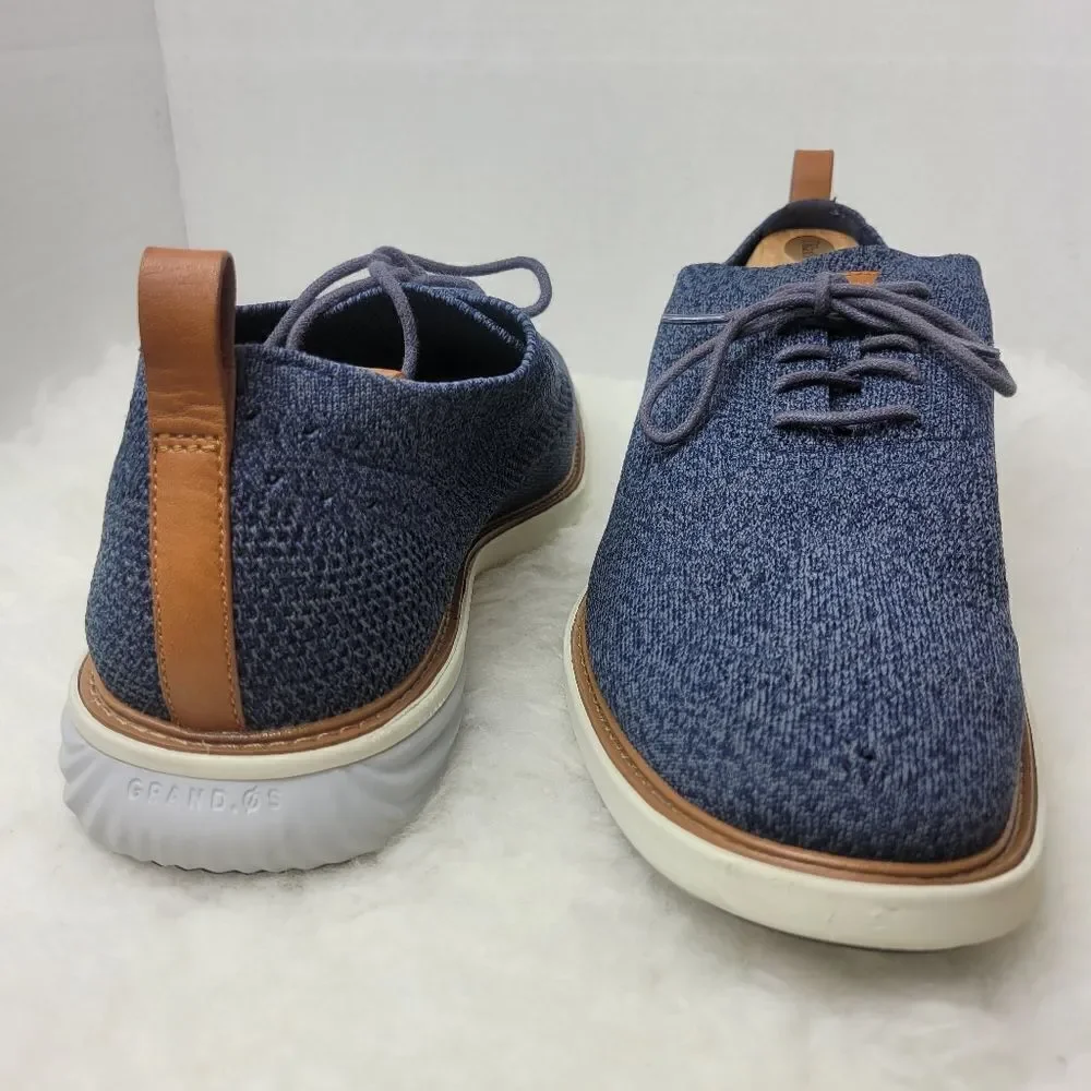 Cole Haan GrandEvolution Stitchlite Oxford Blue Knit Grand OS Mens Shoes Size 13